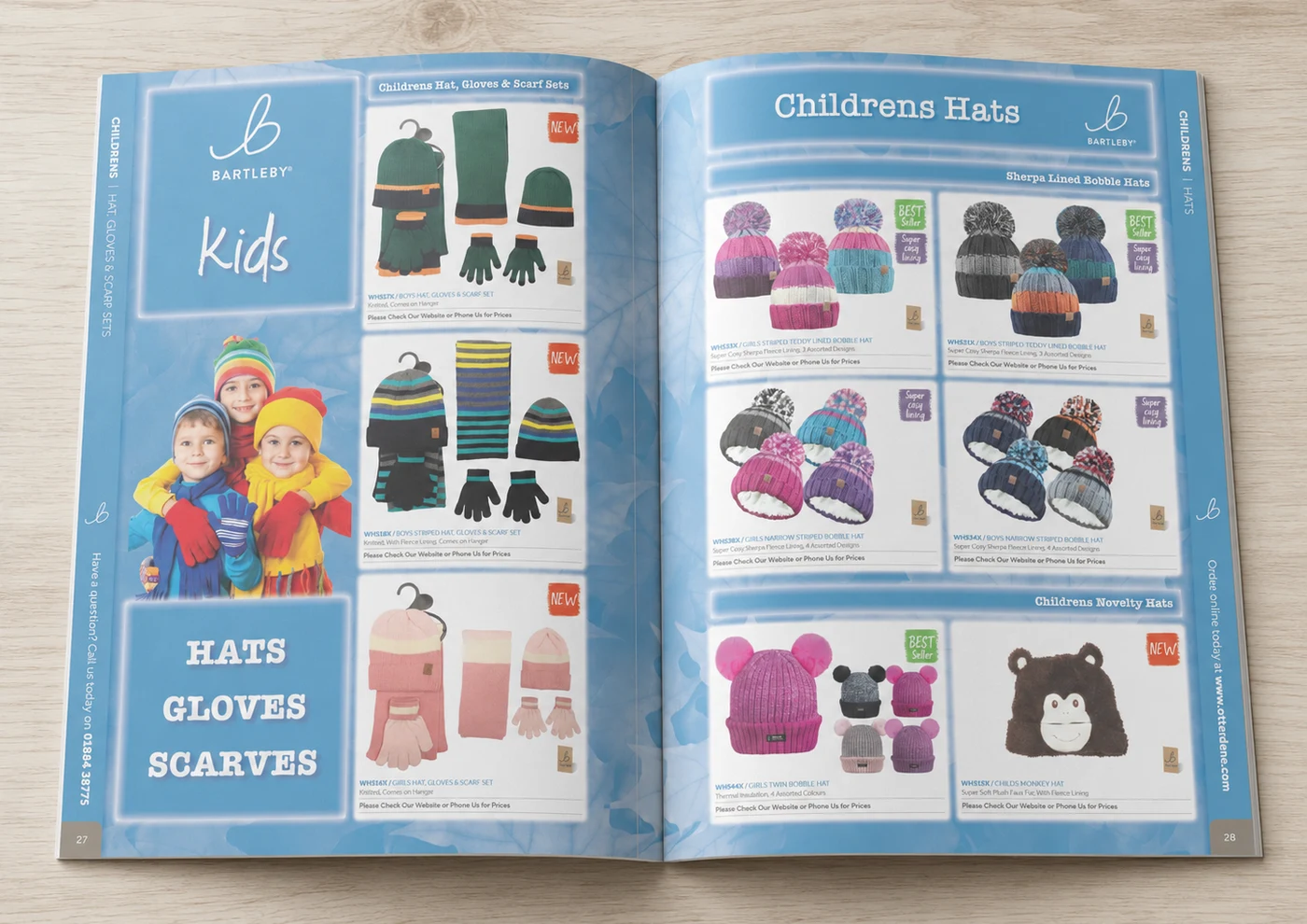 Original Otterdene catalogue spread with a dense grid and no badges or social proof